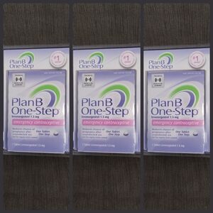 One-Step Emergency Contraceptive - White and Purple